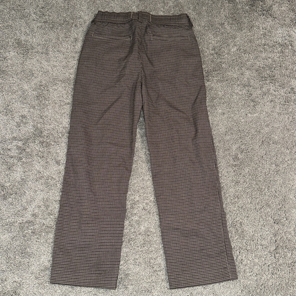 Abercrombie Kids Tan Checkered Dress Pants - Picture 4 of 4